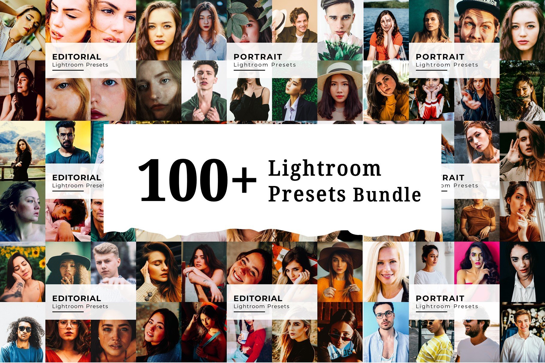 100+ Lightroom Presets Bundlecover image.