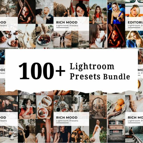 100+ Lightroom Presets Bundlecover image.