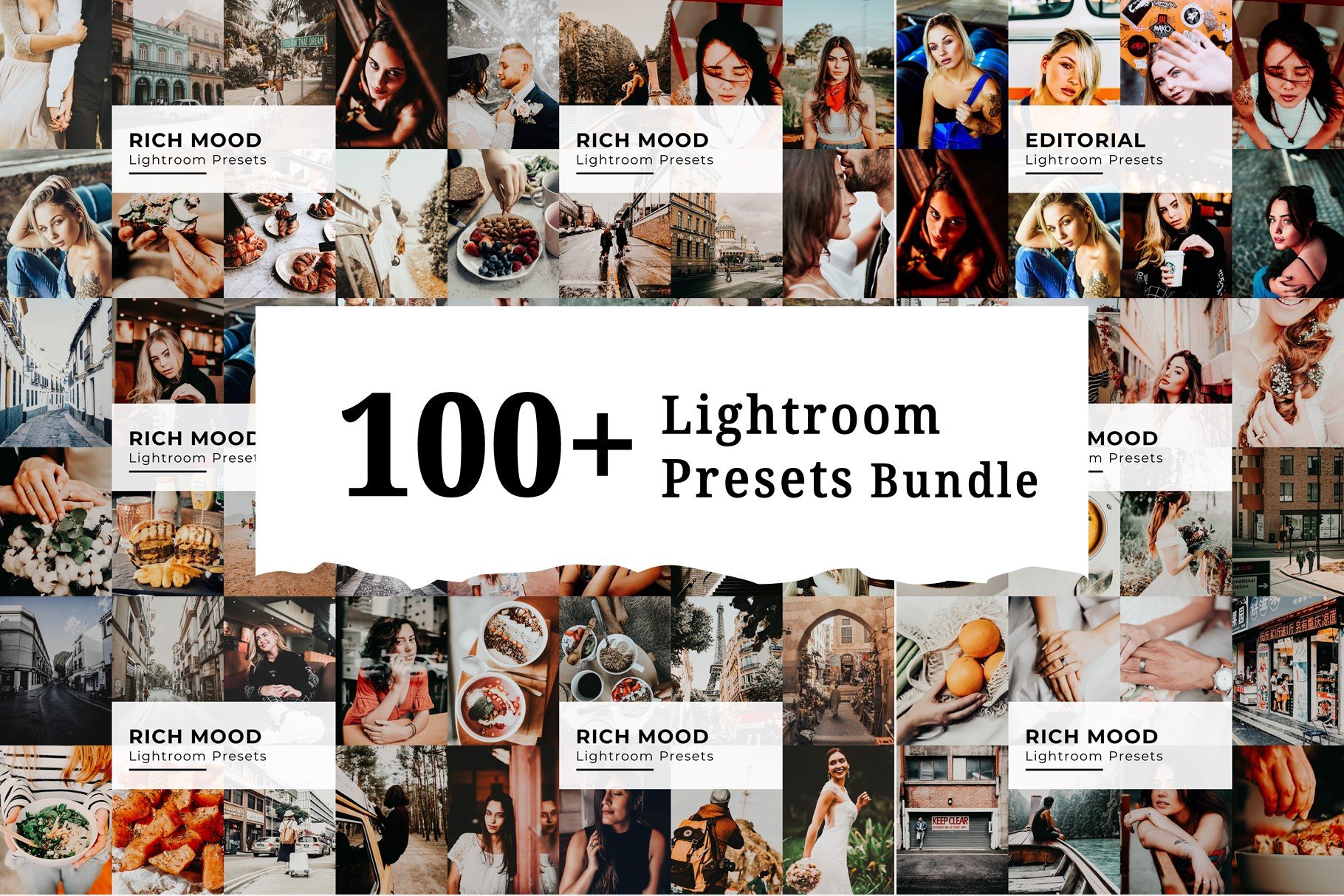 100+ Lightroom Presets Bundlecover image.