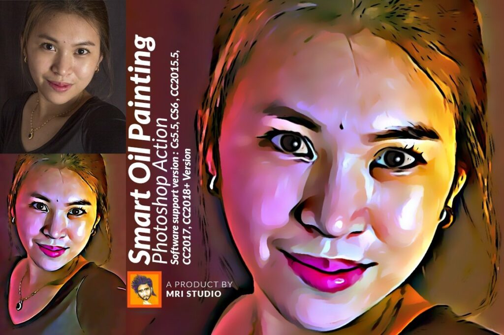 Oil Paint Action MasterBundles