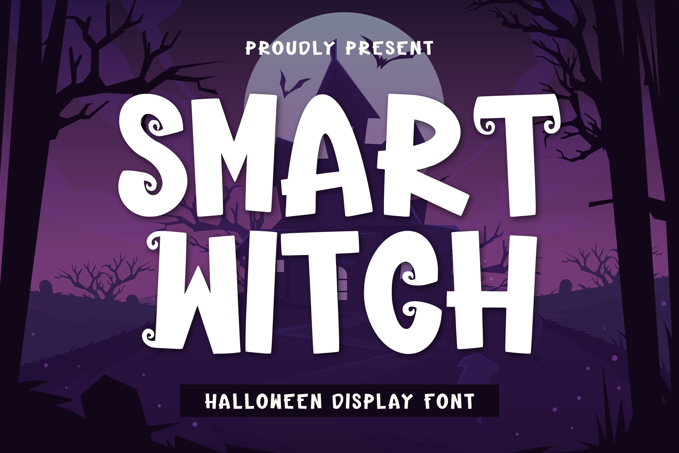 Smart Witch - Halloween Display Font cover image.