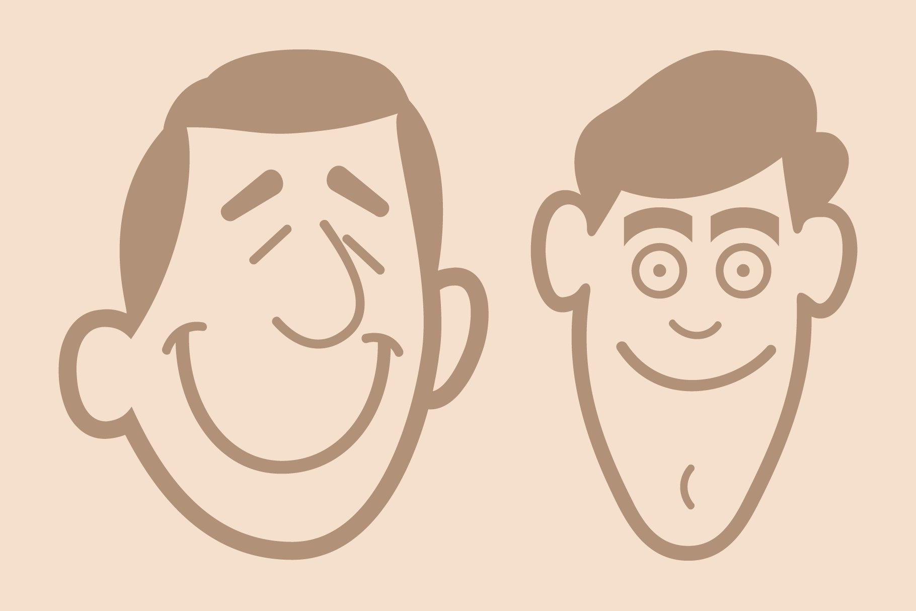 Smiling Faces Font preview image.