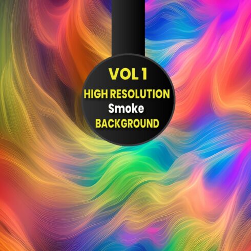 Colorful Abstract Smoke Background Vol - 1 cover image.