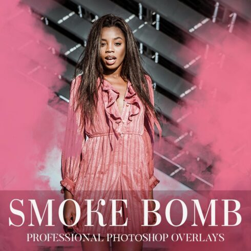 Smoke Bomb Overlays Photoshopcover image.