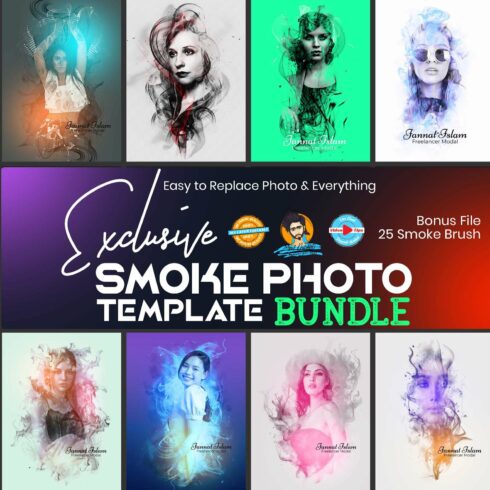 Exclusive Smoke Photo Effect Bundlecover image.