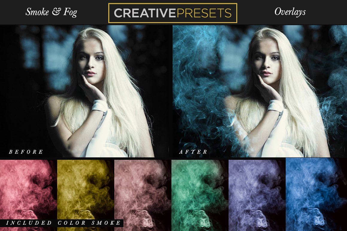 150 Smoke+Fog+Color Smoke Overlayspreview image.