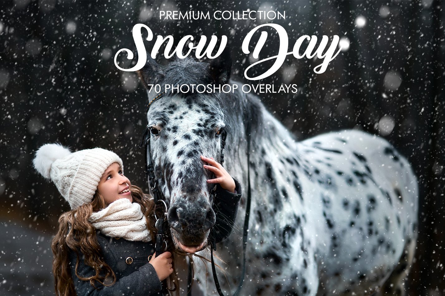 Snow Overlays for Photoshopcover image.