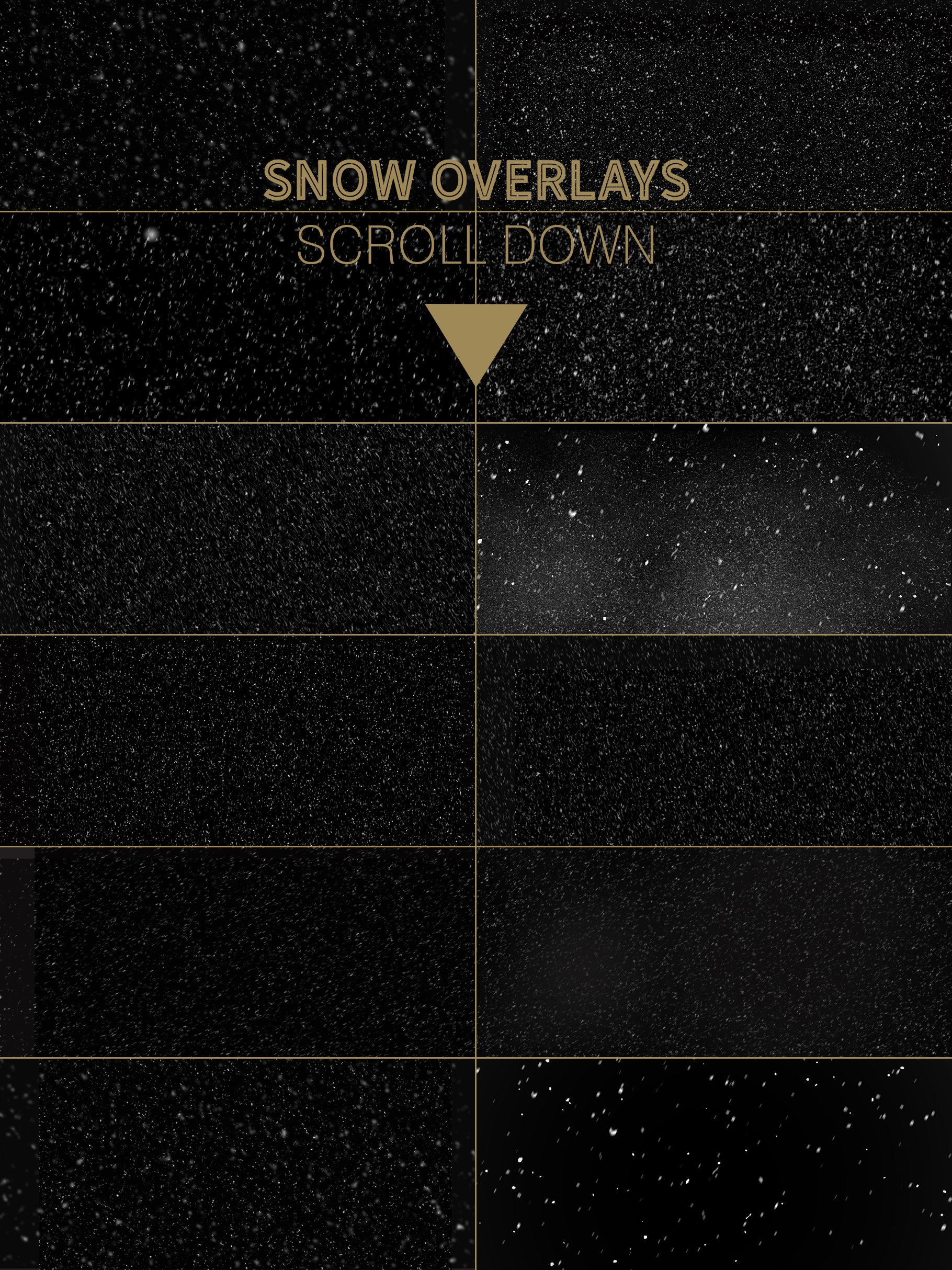 Snow Bokeh Overlays photoshop + FREEpreview image.