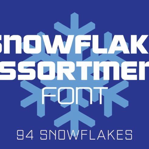 Snowflake Assortment Font cover image.