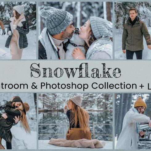 Snowflake Lightroom Photoshop LUTscover image.