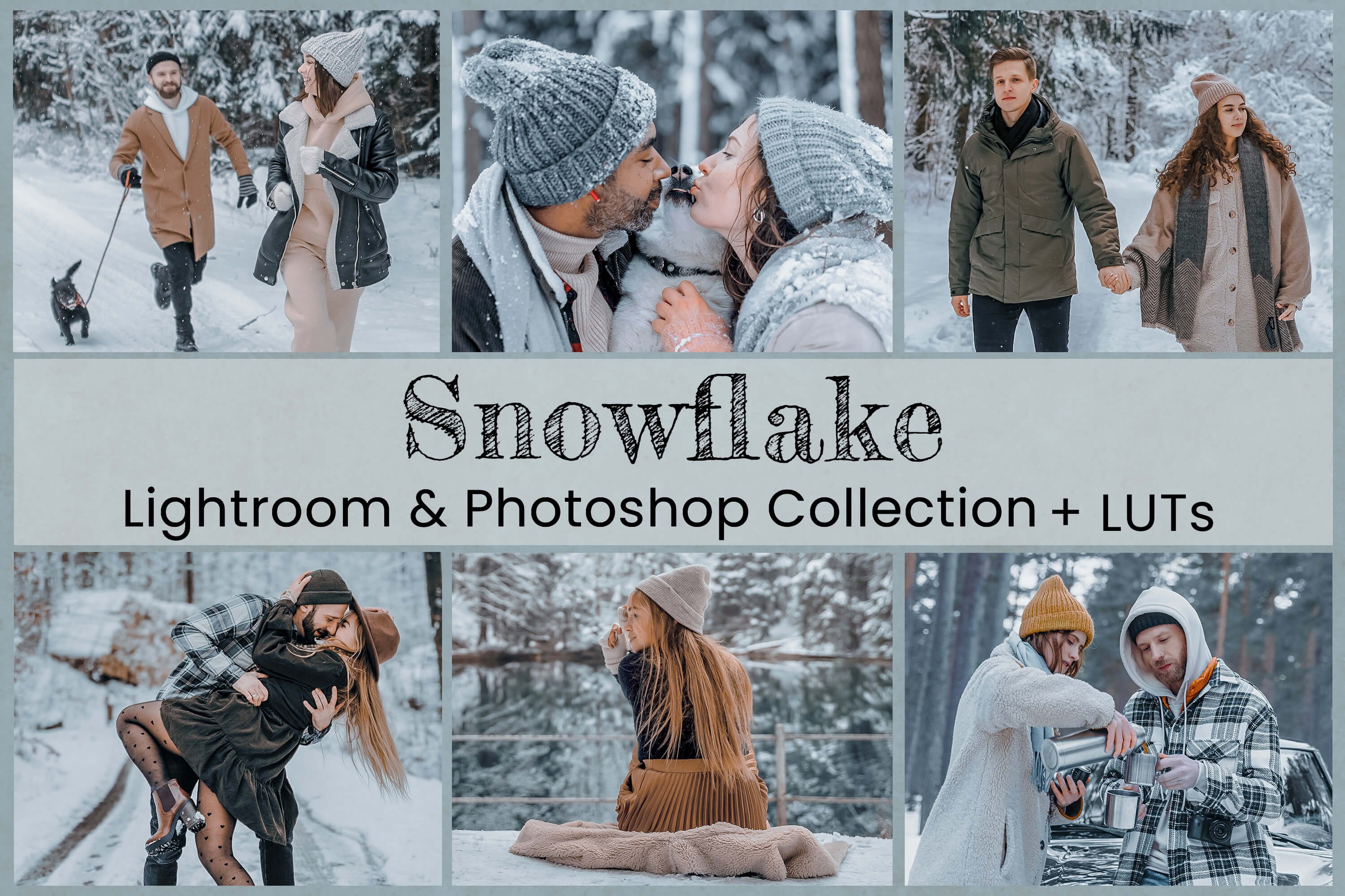 Snowflake Lightroom Photoshop LUTscover image.