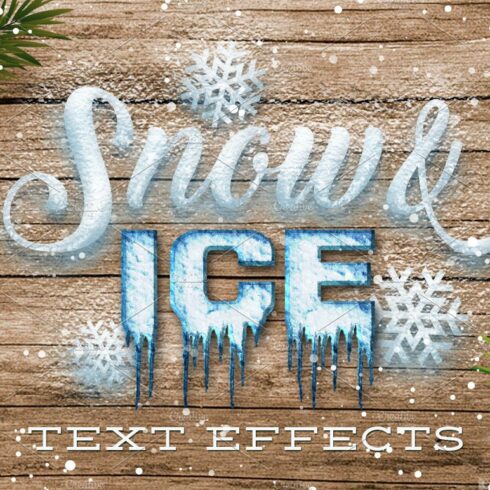 Snow & Ice Text Effectscover image.