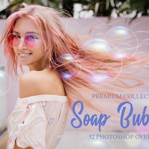 Soap Bubbles Photoshop Overlayscover image.