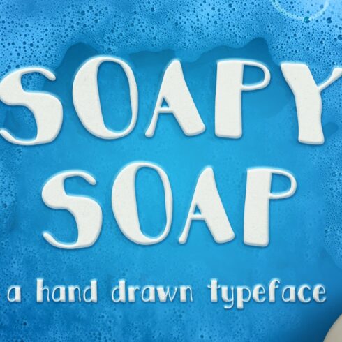 Soapy Soap Typeface cover image.
