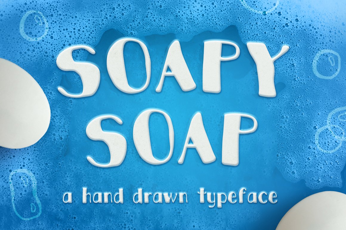 Soapy Soap Typeface cover image.