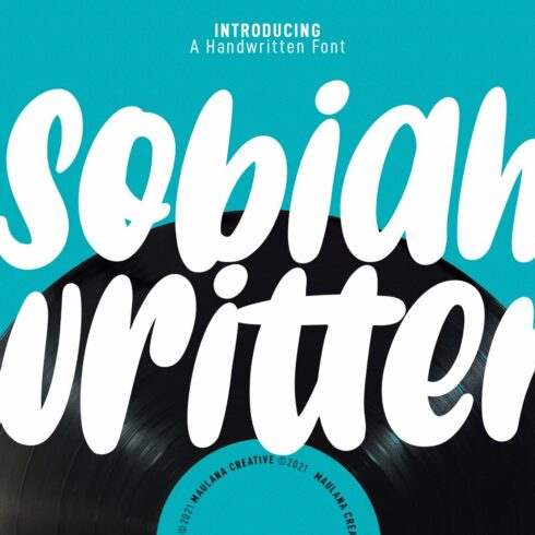 Sobiah Written Handwritten Font cover image.