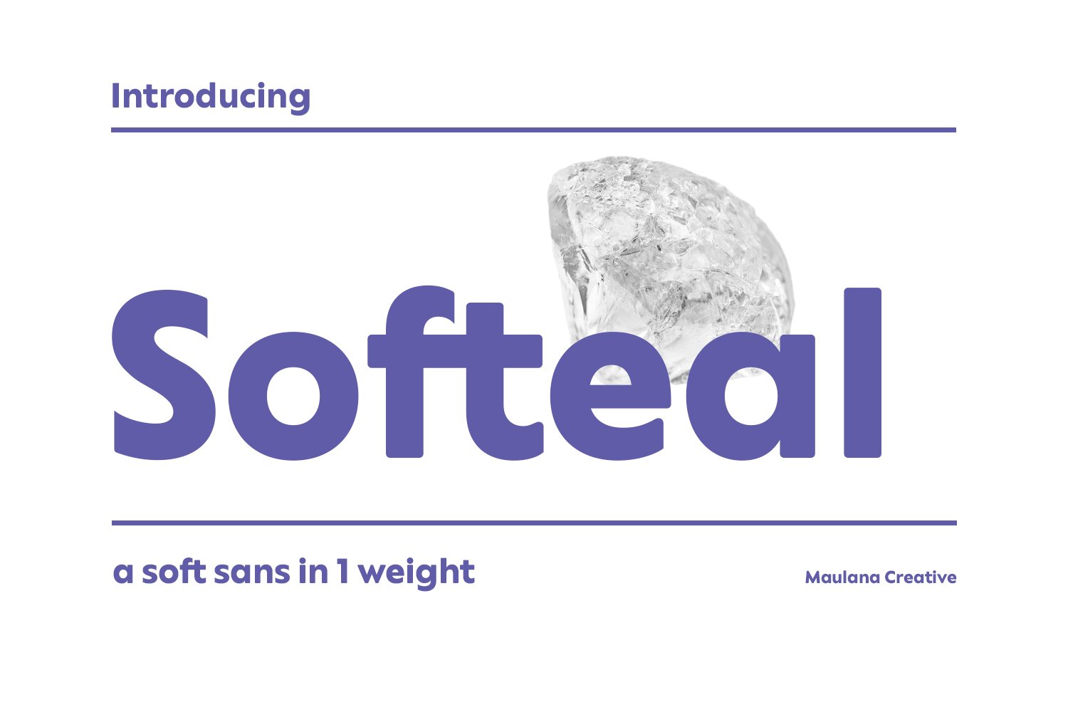 Softeal Sans Family Font cover image.