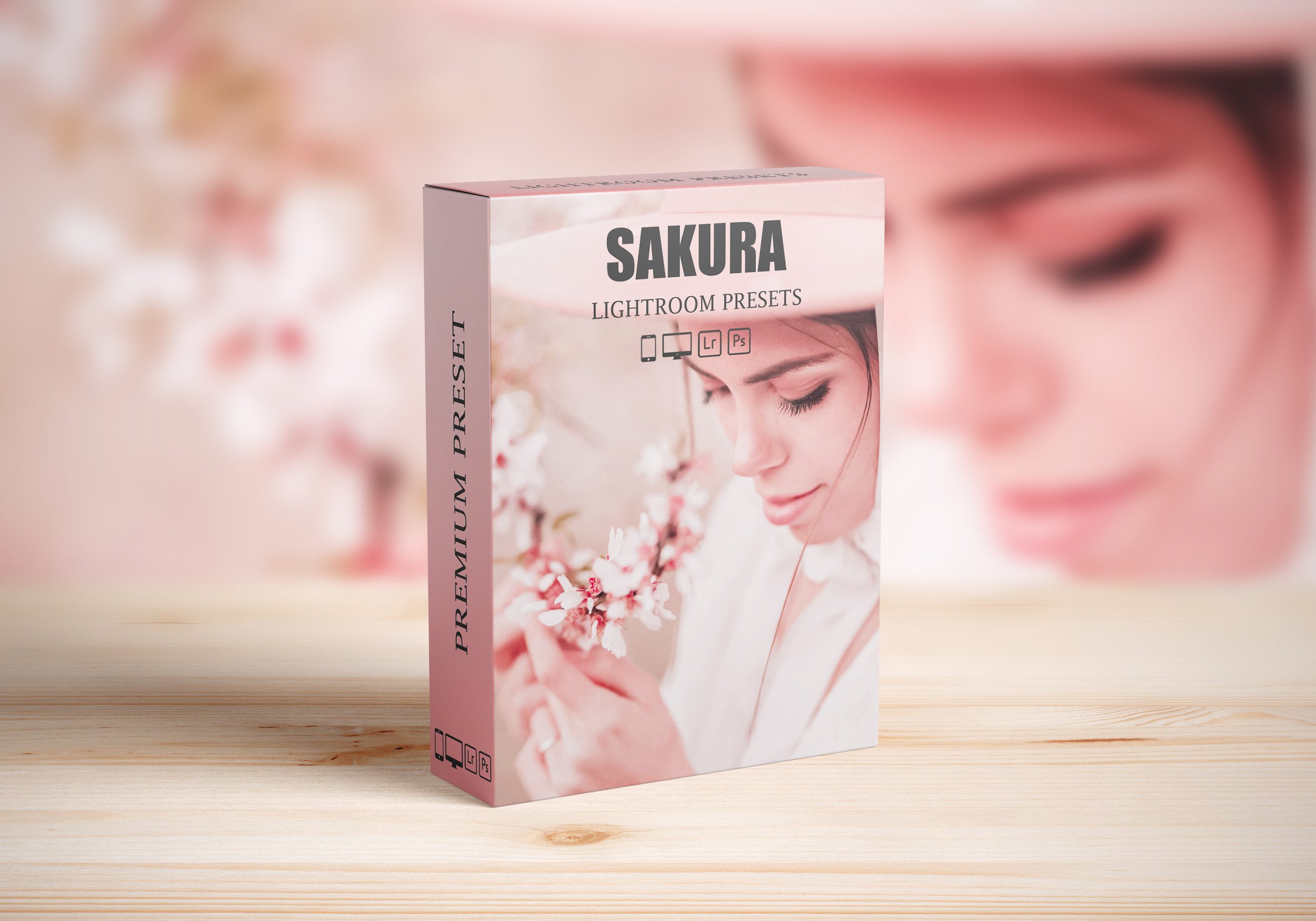 Sakura Rose Gold Lightroom Presetscover image.