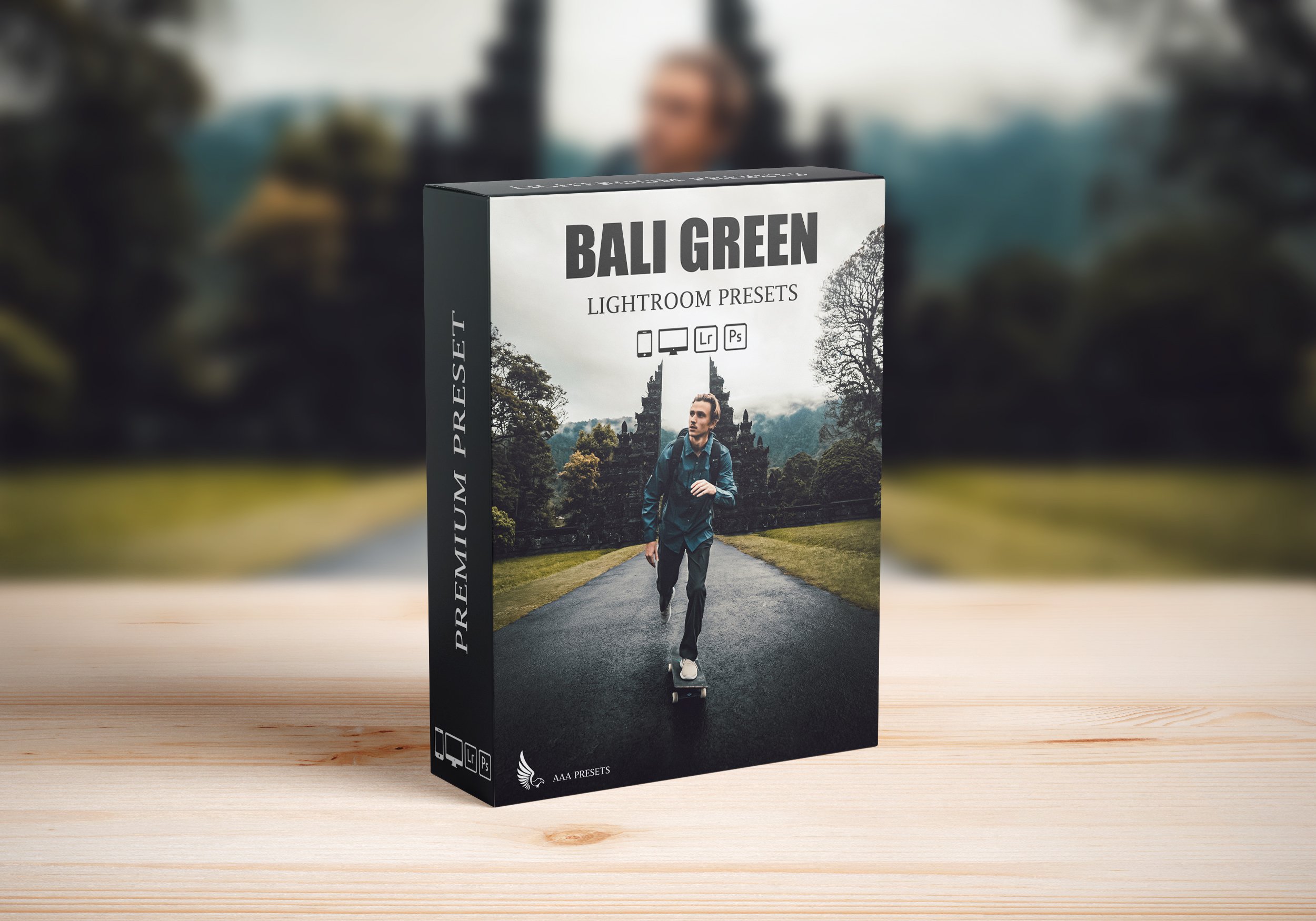 Bali Green Lightroom Presetscover image.