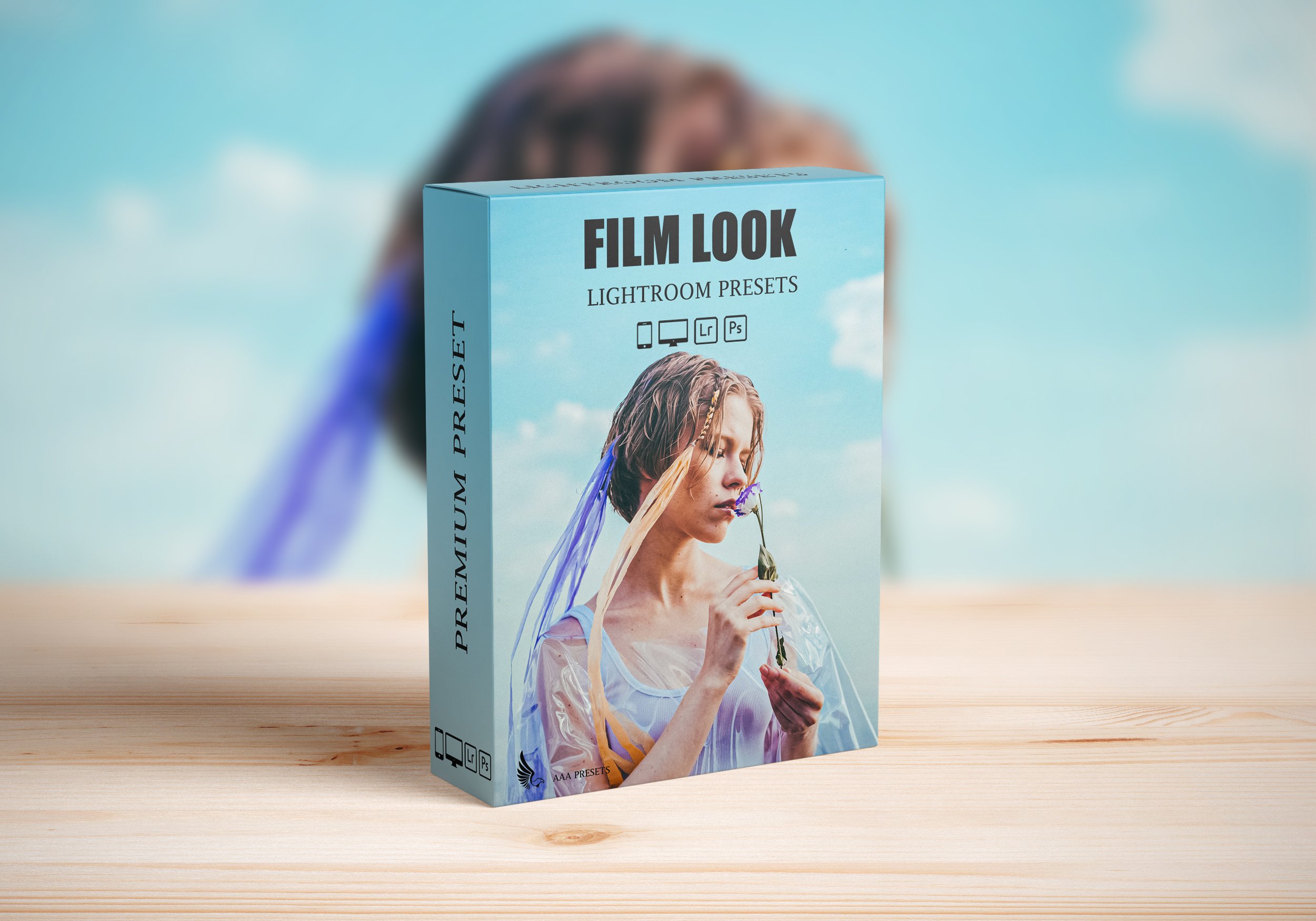 Cinematic Film Look Lightroom Presetcover image.
