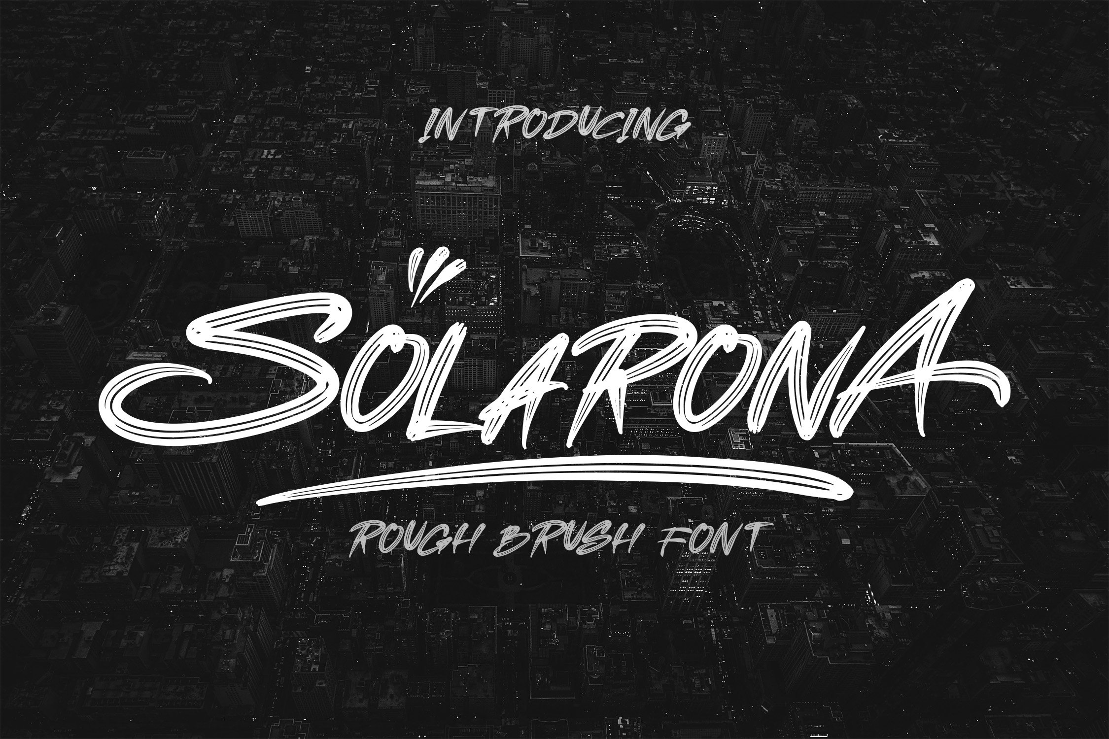 SOLARONA - Brush Font cover image.