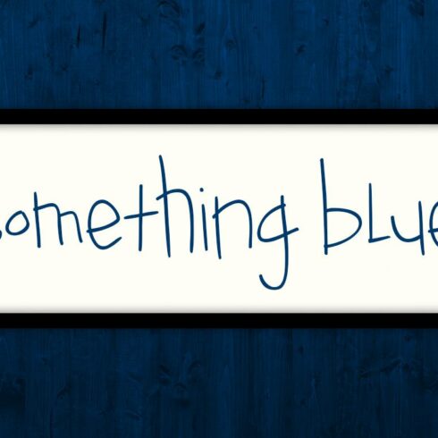 Something Blue cover image.