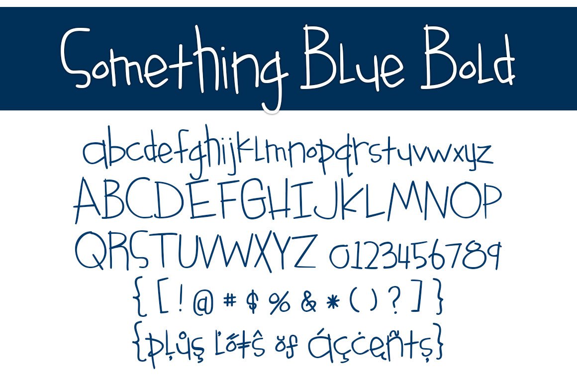 Something Blue Bold preview image.