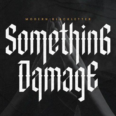 Something Damage - Blacklettercover image.