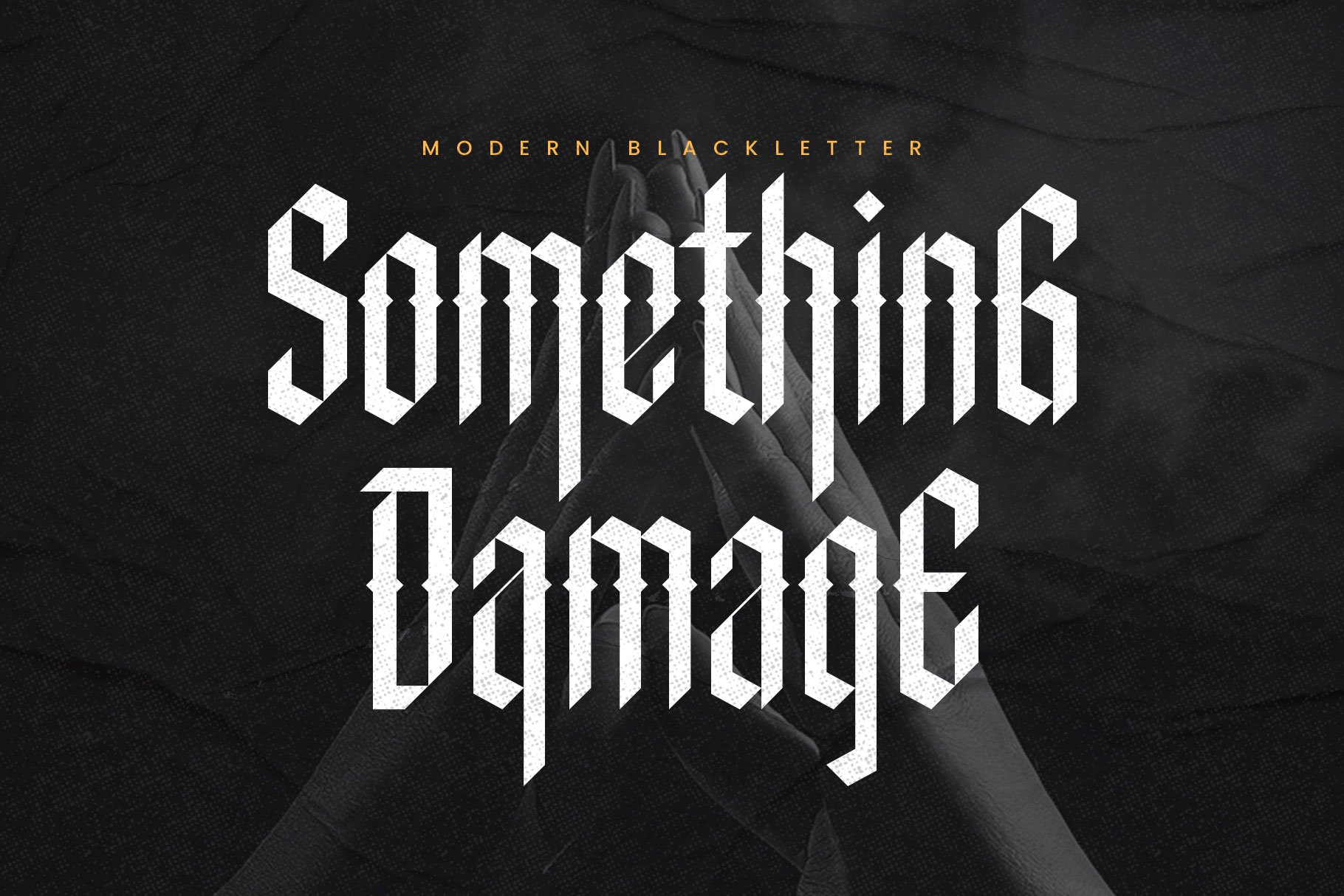 Something Damage - Blacklettercover image.