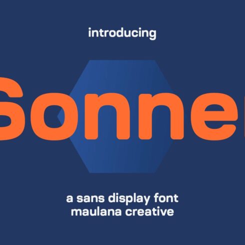 Sonner Sans Display Font cover image.