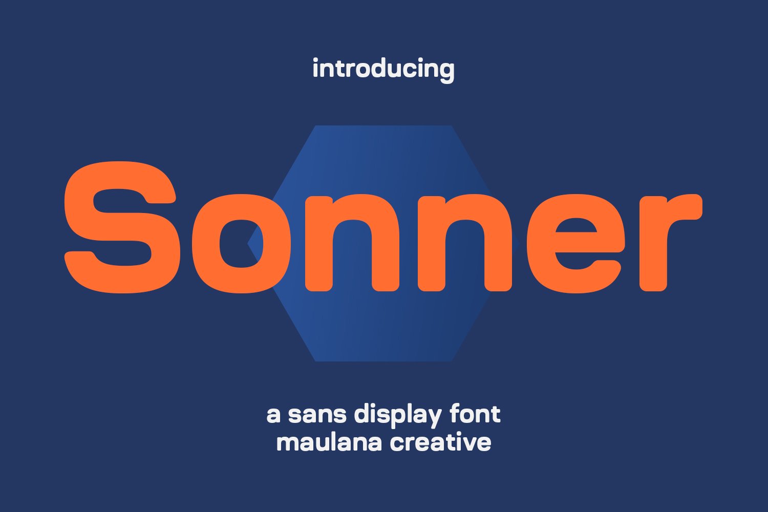 Sonner Sans Display Font cover image.