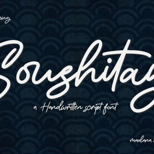 Soushitay Script Font cover image.