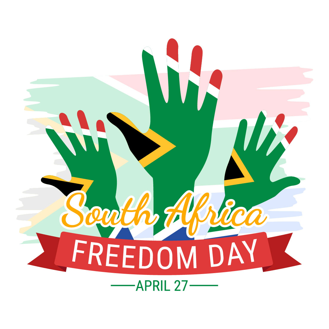 14 Happy South Africa Freedom Day Illustration preview image.