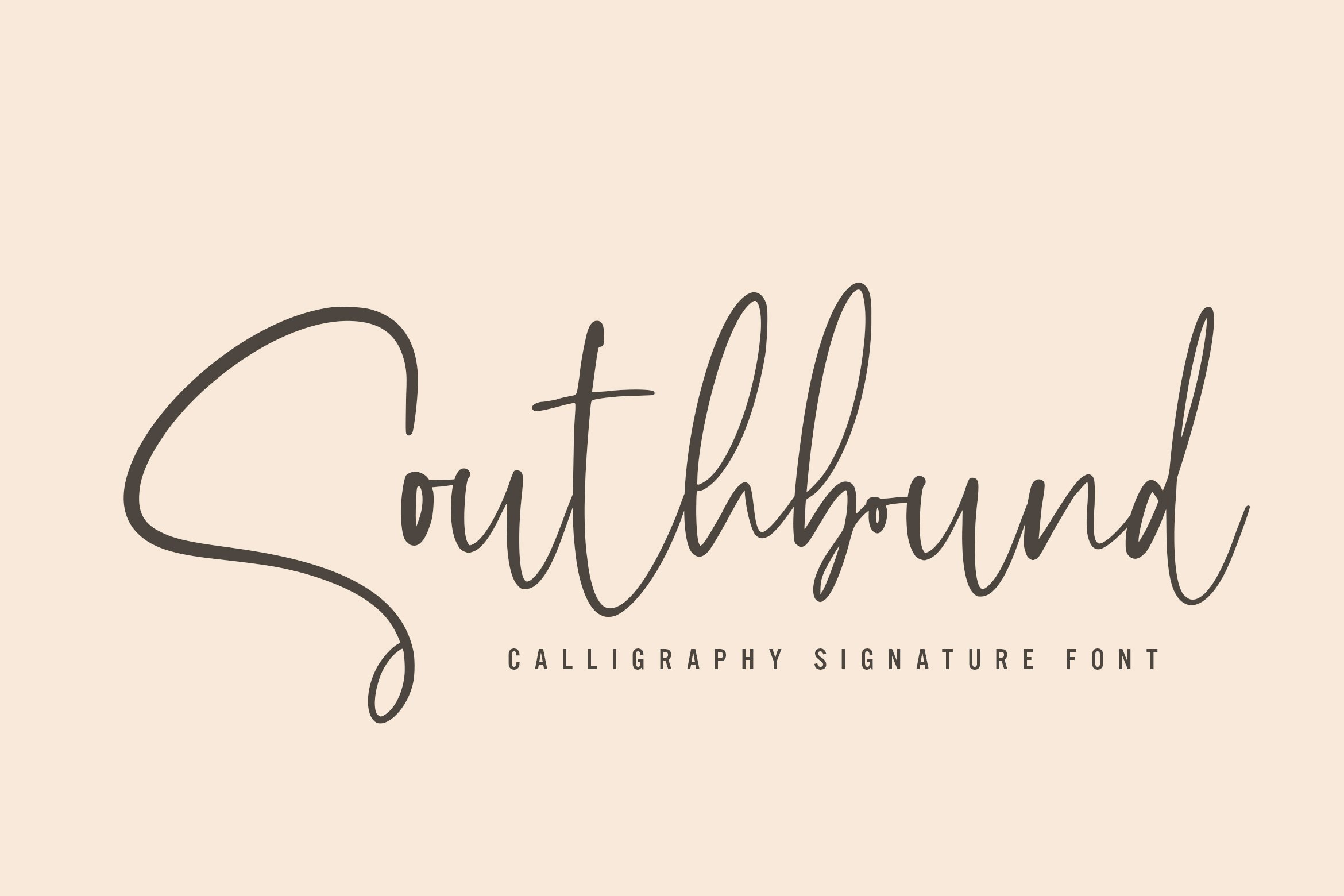 Southbound - Calligraphy Signature cover image.