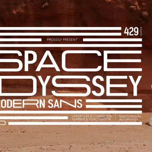 Space Odyssey -  Modern Sans cover image.