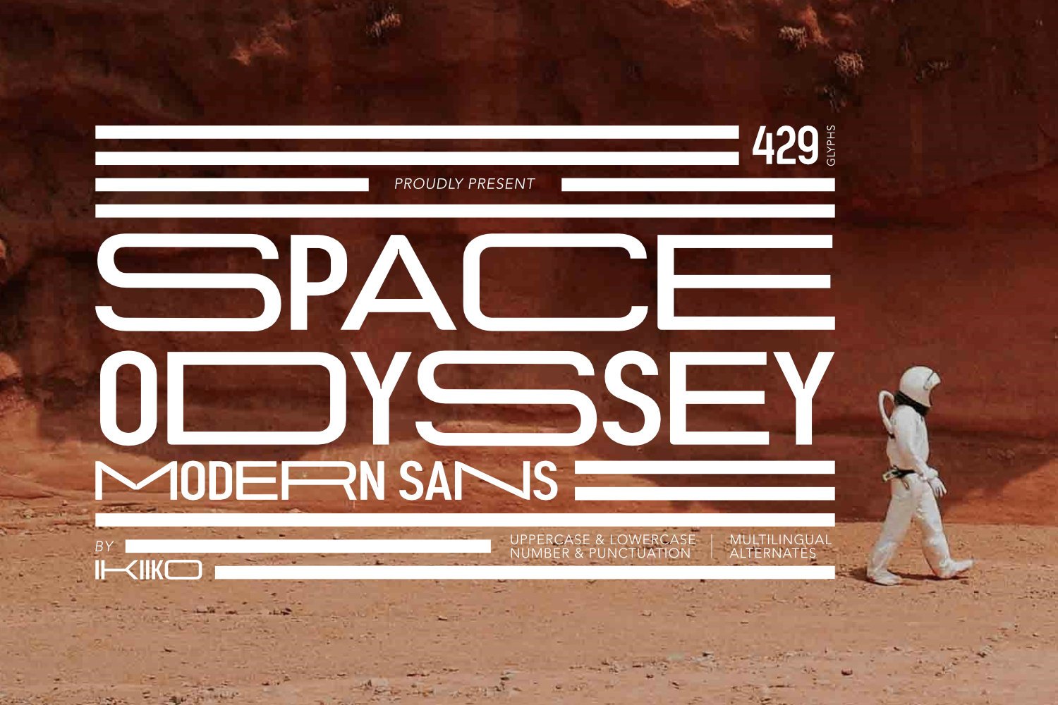 Space Odyssey -  Modern Sans cover image.