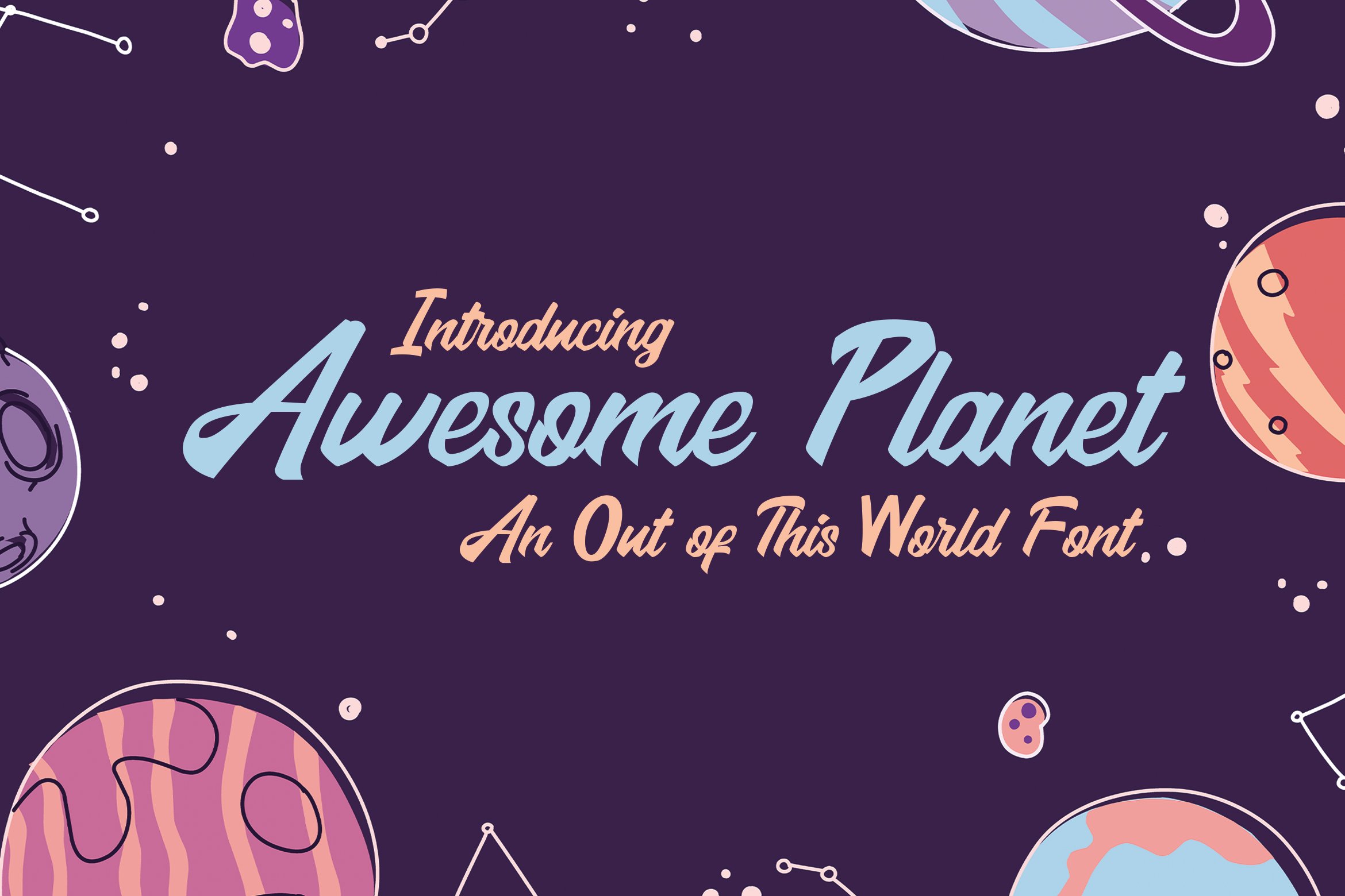 Awesome Planet Font cover image.