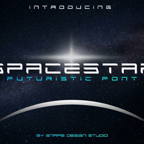 Spacestar - Futuristic Font cover image.