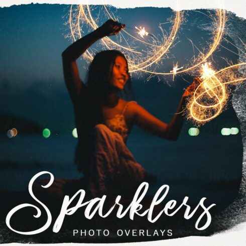 80 Wedding Sparklers Photo Overlayscover image.