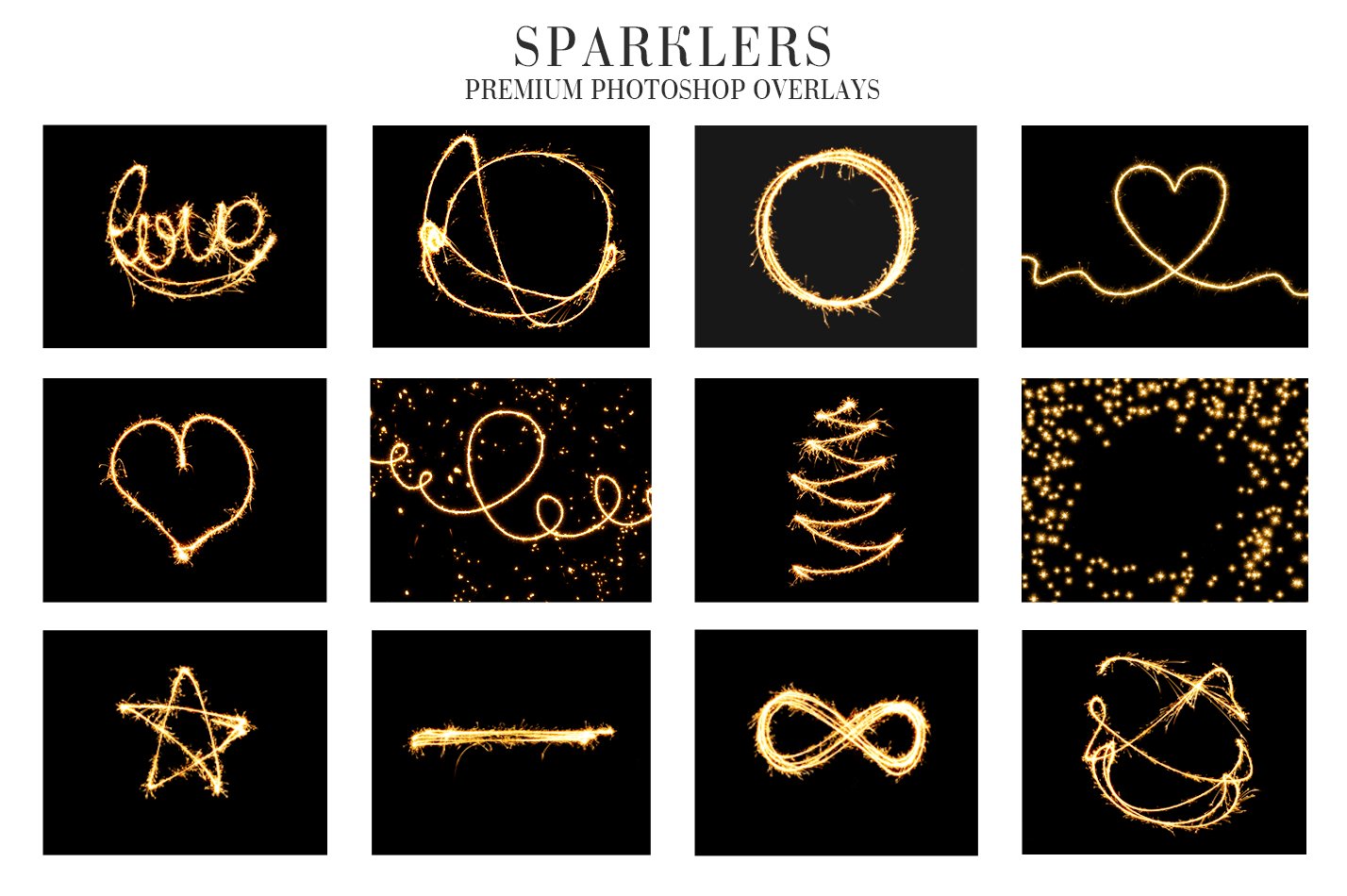 Sparklers Overlays Photoshoppreview image.