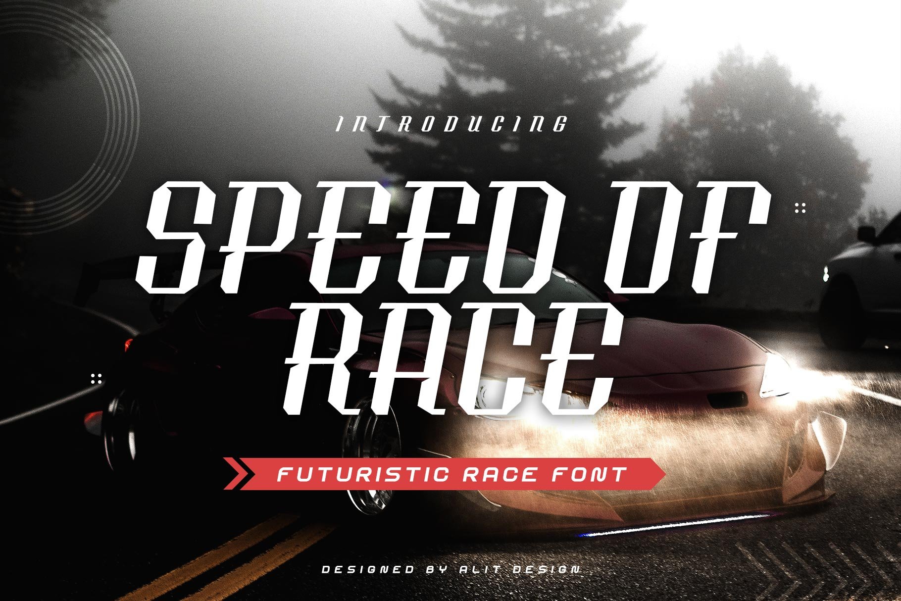 Speed of Race Typeface cover image.