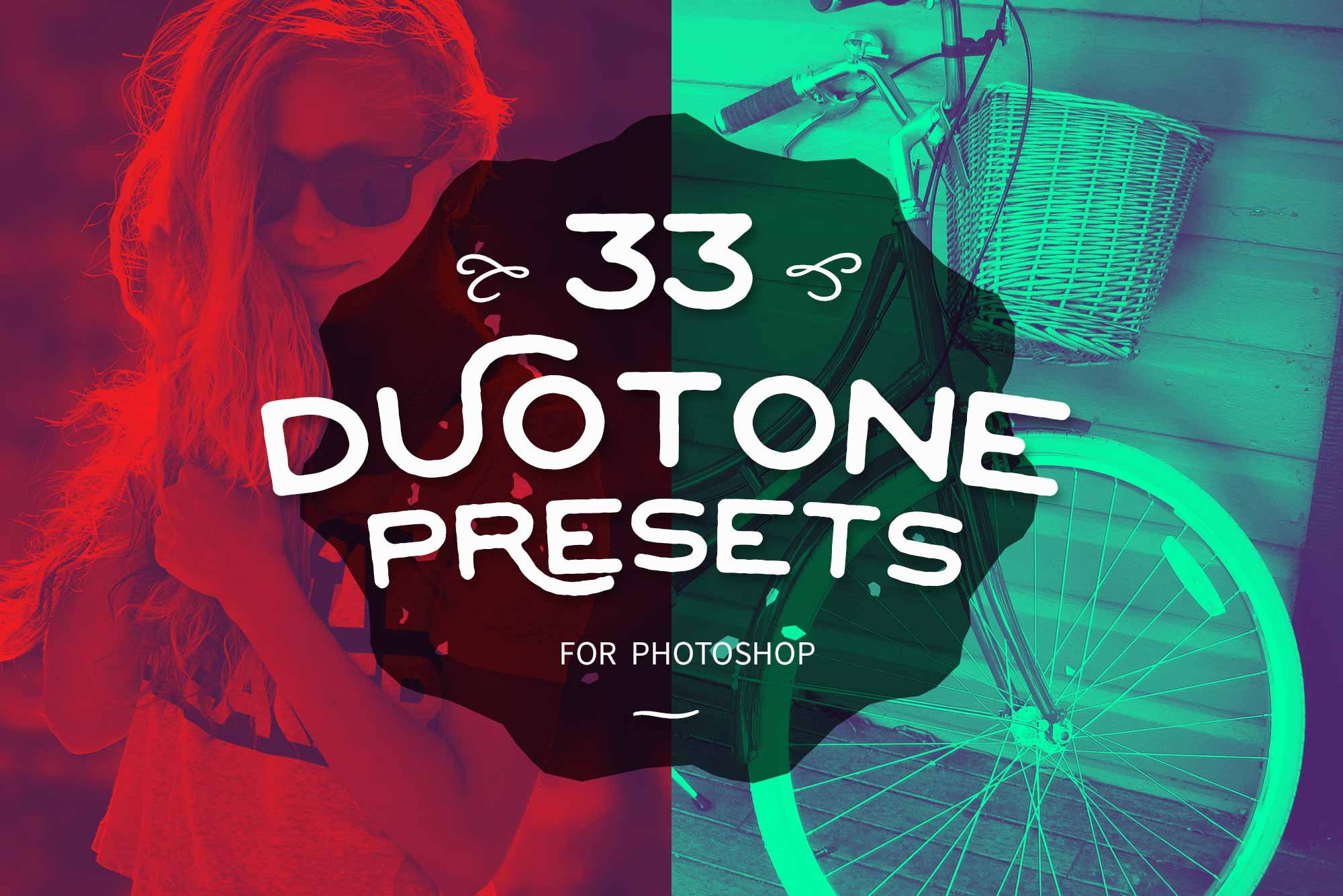 Duotone Presets for Photoshopcover image.