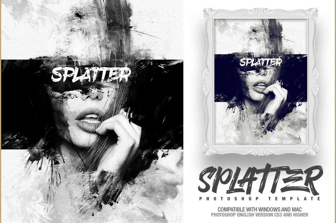 Splatter Photo Templatecover image.