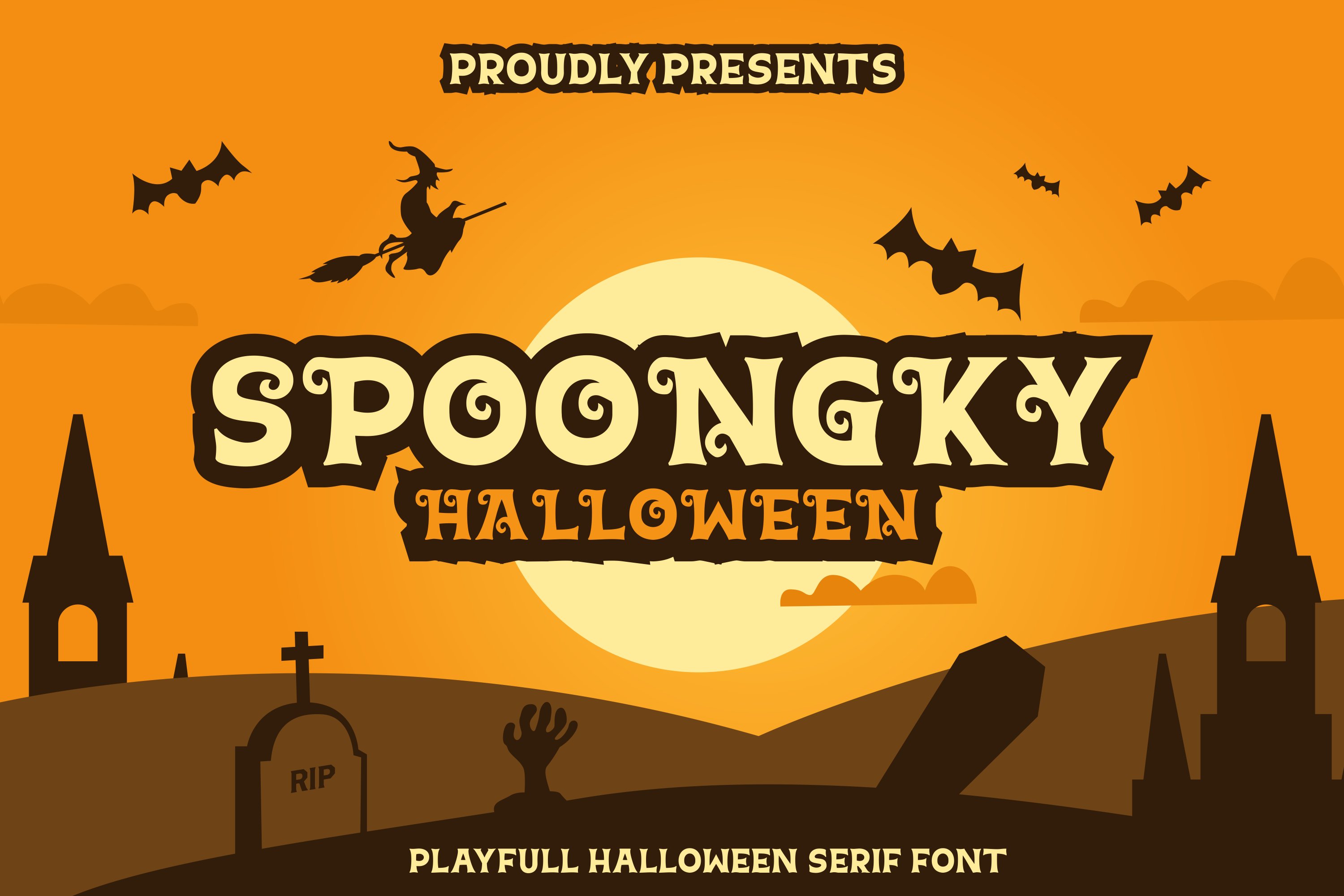 Spoongky Horror Font cover image.