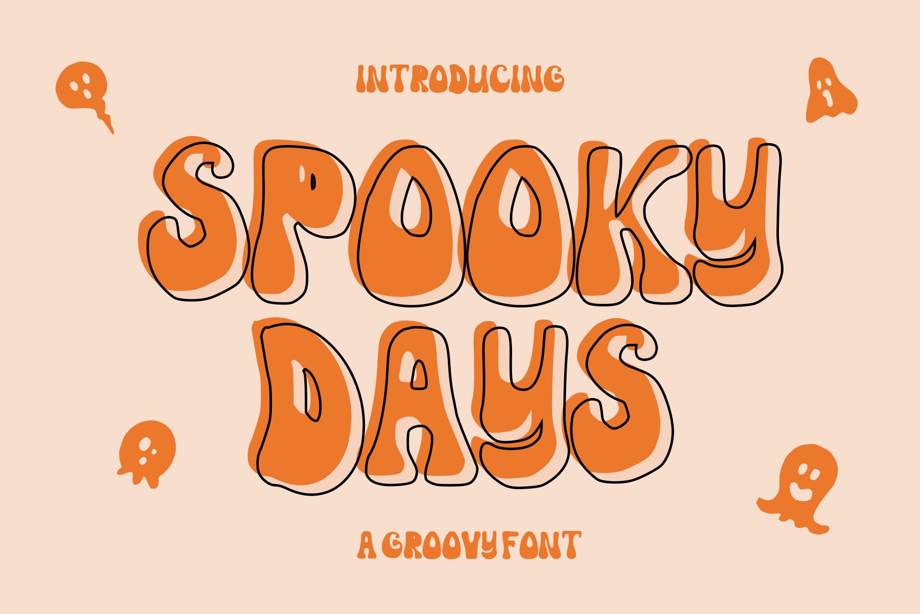 Spooky days Font cover image.