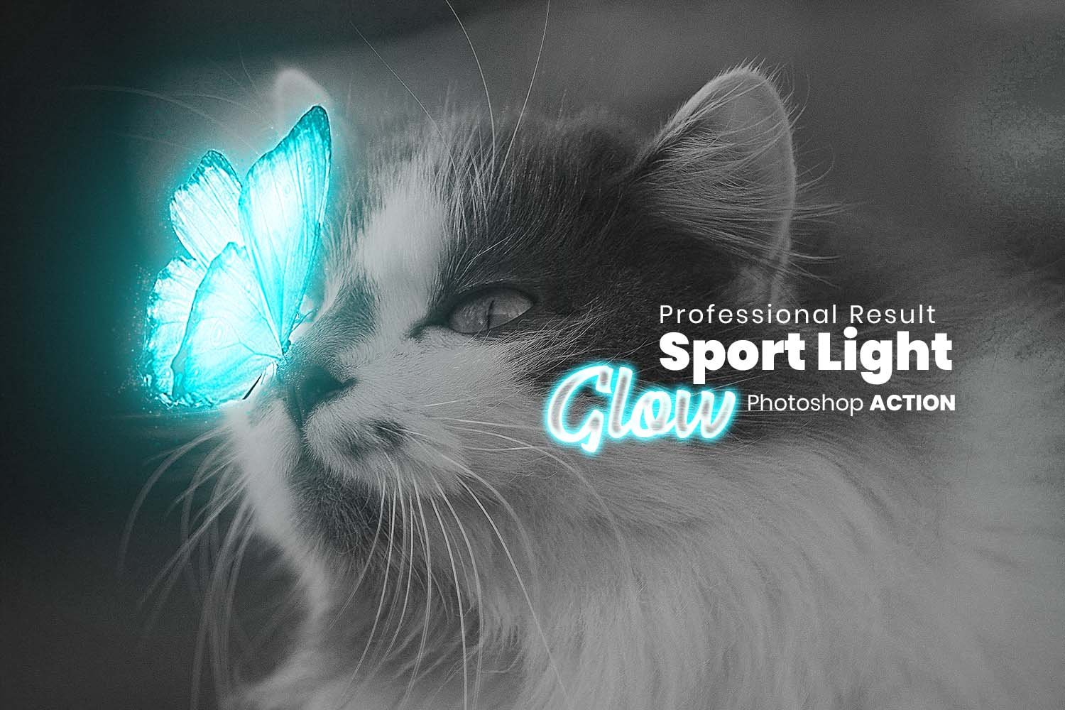 Sport Light Glow Photoshop Actioncover image.