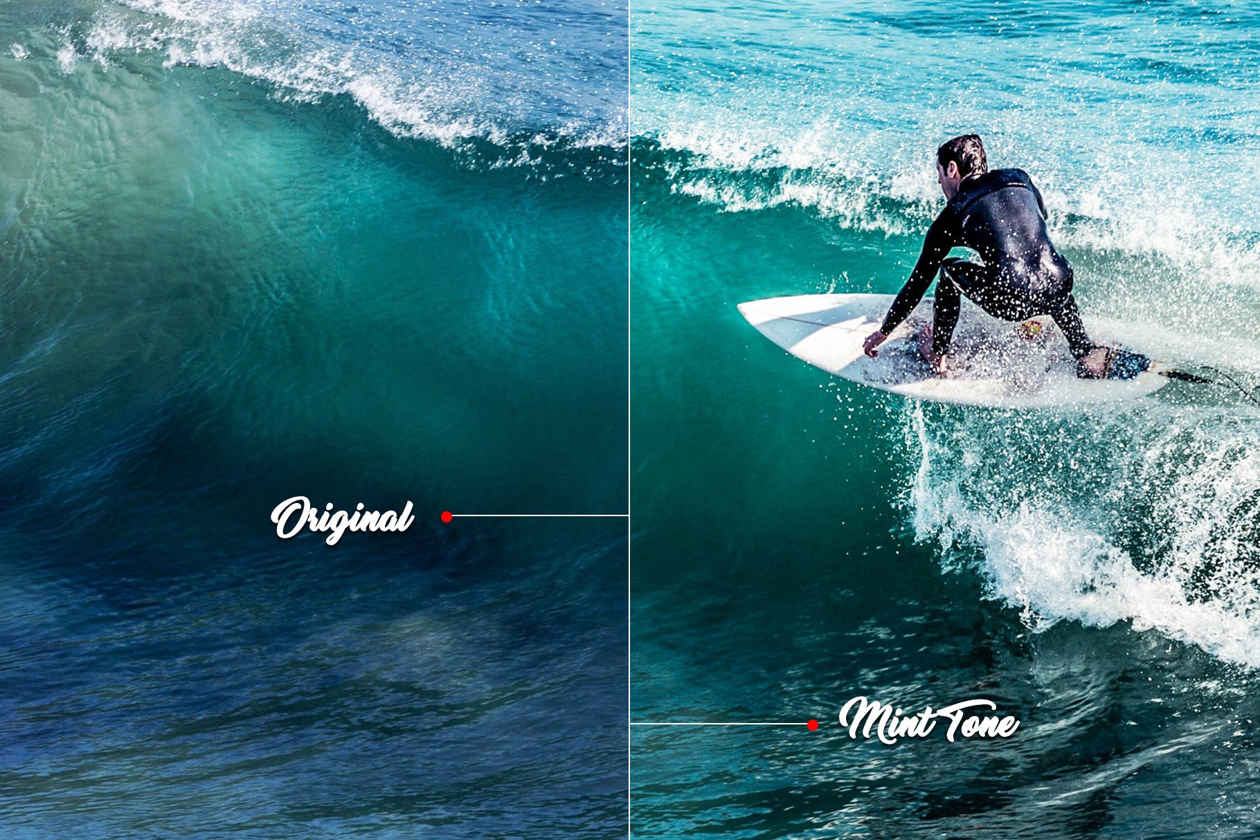 sports lightroom and photoshop presets by pixelspic illustrative image mint tone 232