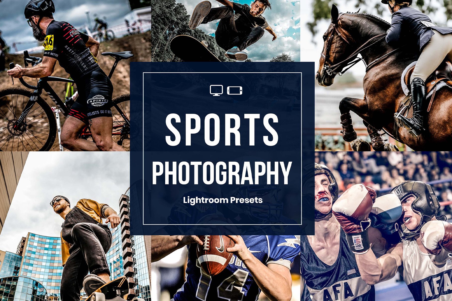 Sports Photography Lightroom Presetscover image.