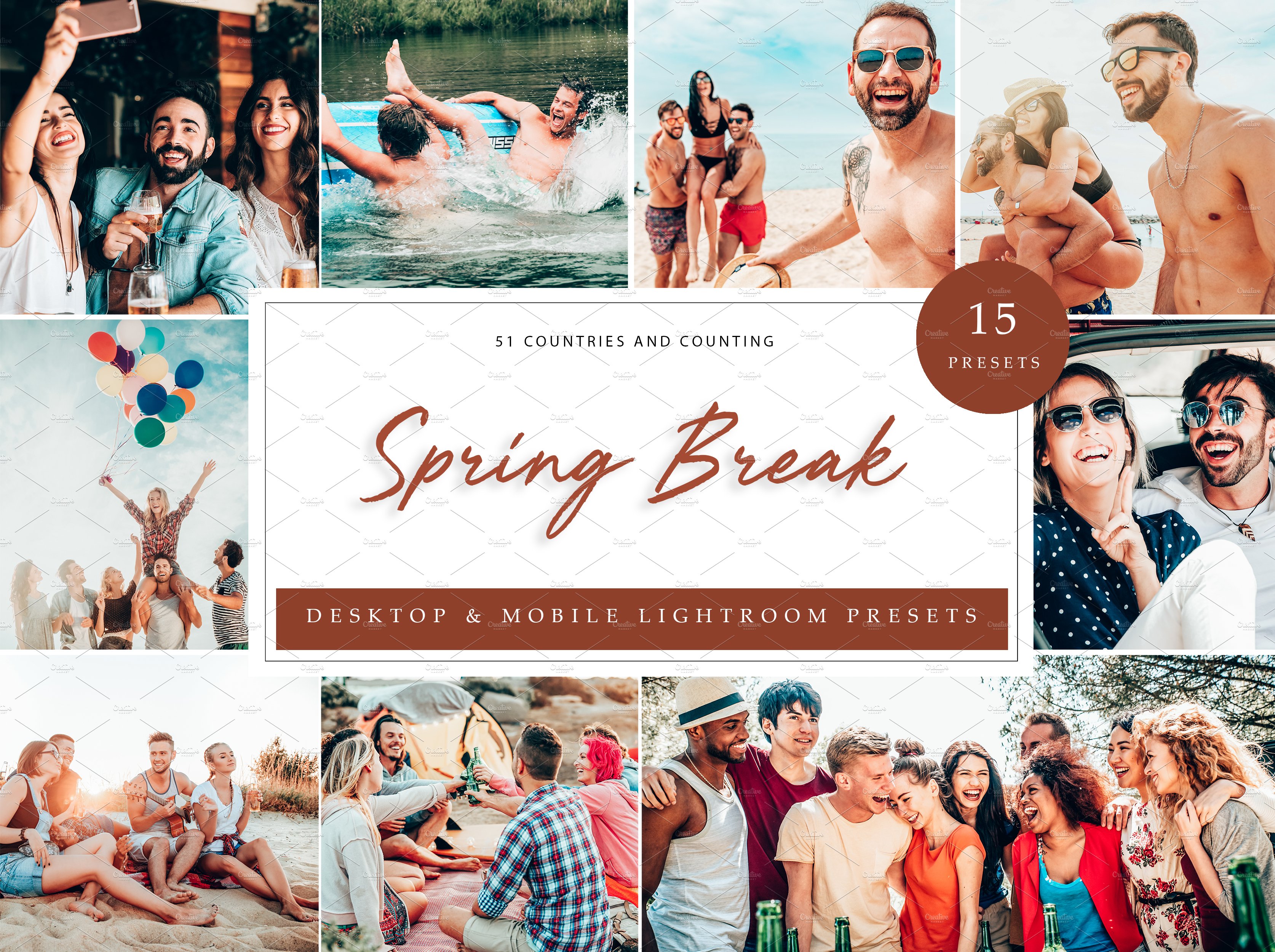 15 x Lightroom Presets Spring Breakcover image.