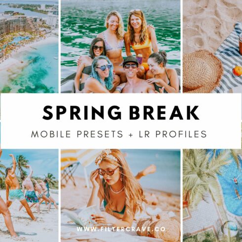 Spring Break Mobile Lightroom Presetcover image.